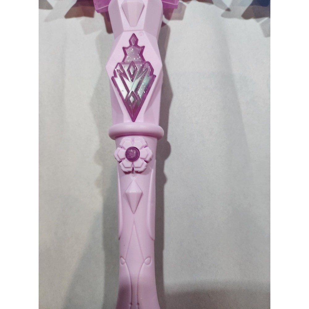 (3) Frozen Light Up Snowflake Wands, 13", 2 -Blue, 1-Pink, Lights & Sounds Work! - Picture 9 of 16